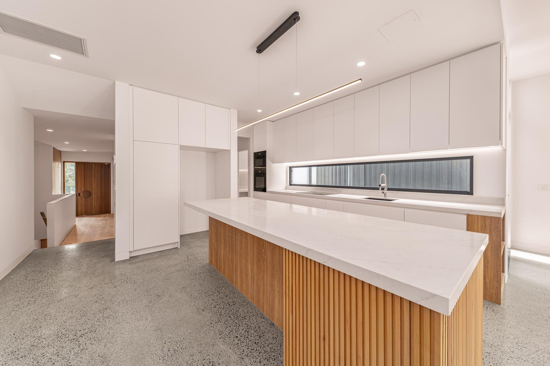 Varcon Group custom home — contemporary facade, Melbourne